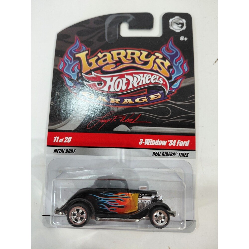NIP Hot Wheels Larry's Garage 1:64 Die Cast 1934 Ford 3-Window Coupe Classic Car